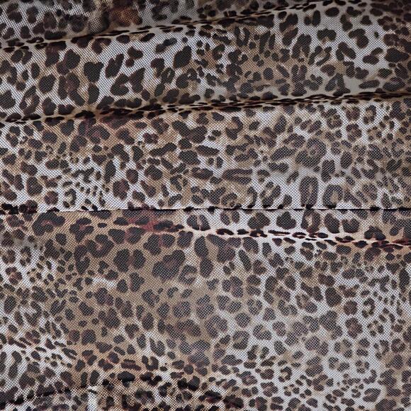 Jordan Taylor Animal Print V-Neck Swim Cover Up Small - Picture 5 of 9